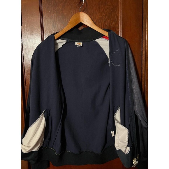 FCB BARCELONA SOCCER JACKET FOOTBALL FULL ZIP TRACK ACTIVE LARGE L - Picture 5 of 6